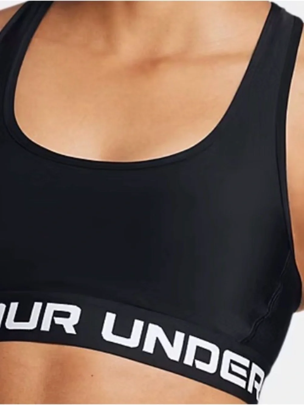 Under Armour Women's Black Crossback Sports Bra